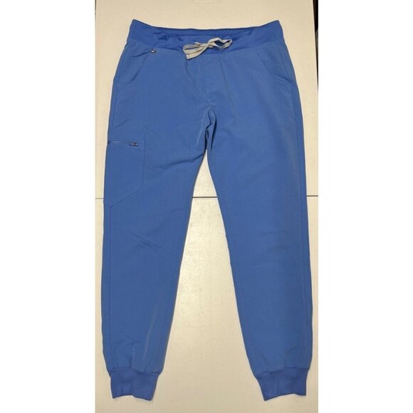 FIGS Scrub Pants Zamora Joggers Women Medium Blue Technical Collection W18SW2005 - Picture 1 of 10